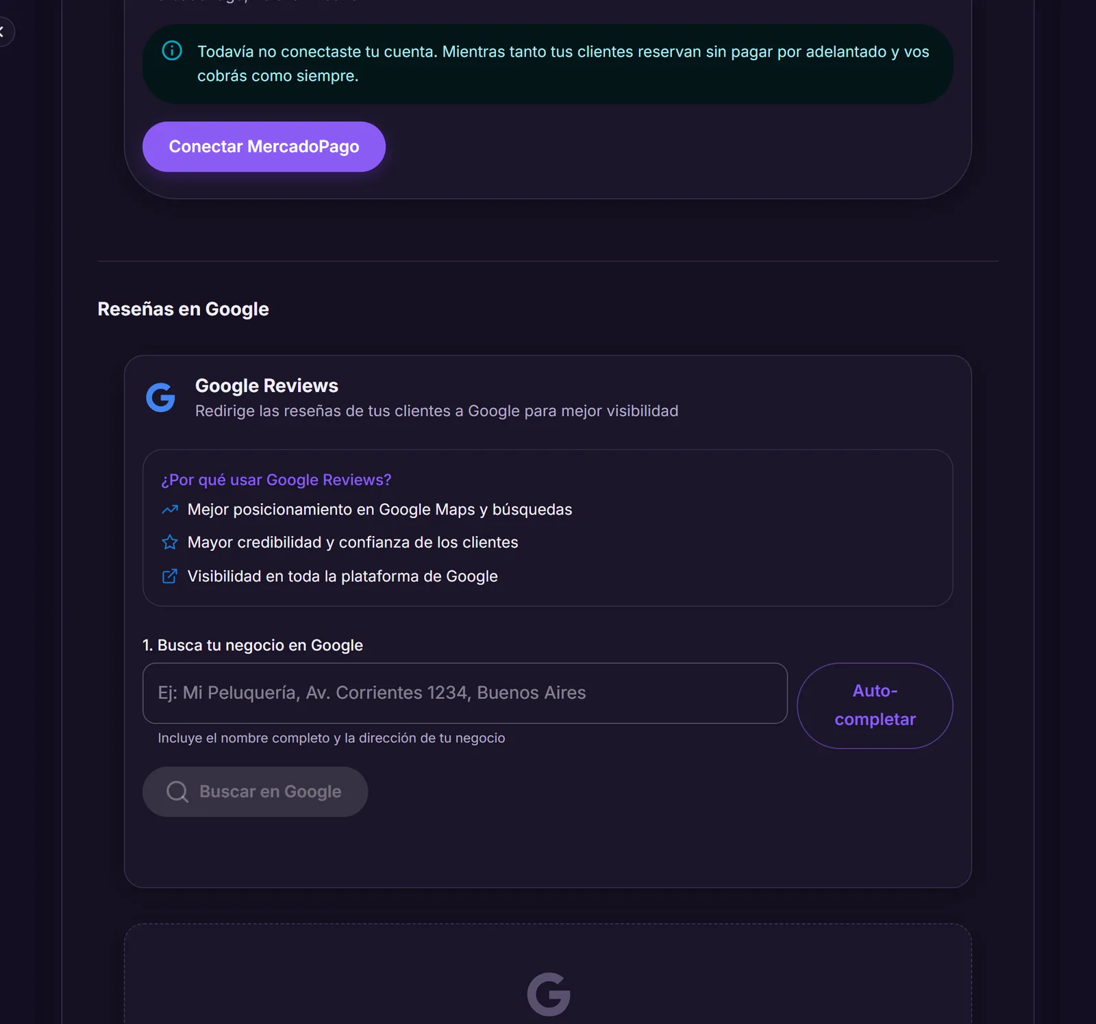 Cobrá señas con MercadoPago: Conectá tu cuenta